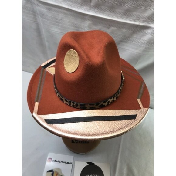 Fall Fedora Reid The Label Hat Custom Designer Professional Handmade Design New - Picture 3 of 7